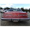 Image 22 : 0ZN --  1978 FORD THUNDERBIRD, Red, 73,280 MILES TMU