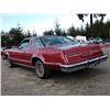 Image 26 : 0ZN --  1978 FORD THUNDERBIRD, Red, 73,280 MILES TMU