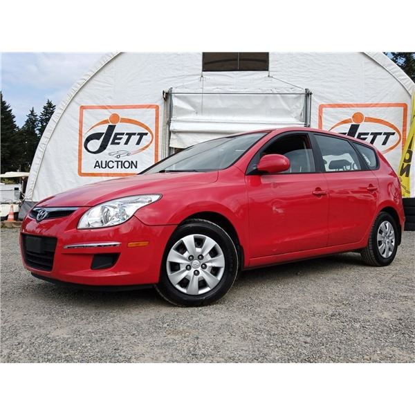 I4 --  2010 HYUNDAI ELANTRA TOURING GLS, Red, 163201 KM