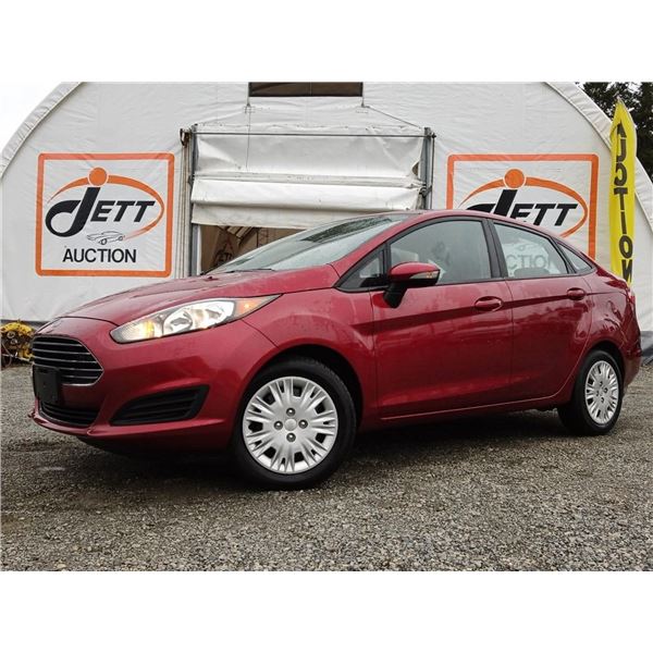 C1 --  2014 FORD FIESTA SE, Red, 152,667 KM