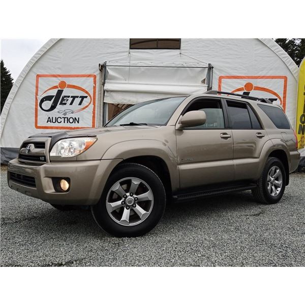 C4 --  2006 TOYOTA 4RUNNER LIMITED 4X4, Brown, 310936 KM