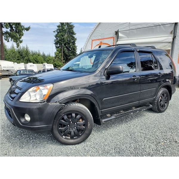 I6 --  2006 HONDA CRV SE AWD, Black, 291300 KM