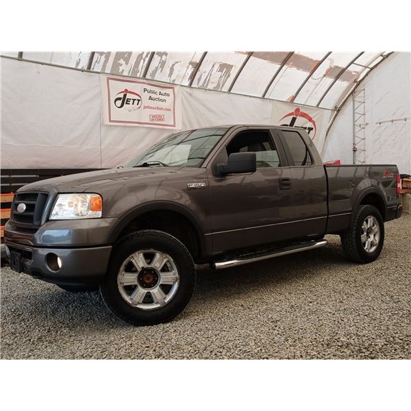 G2 --  2006 FORD F150 XLT CREW CAB 4X4, Grey, 140475 MILES