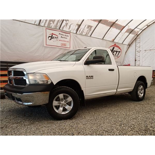 A7 --  2014 DODGE RAM 1500 4X4, White, 181051 KM  "NO RESERVE"
