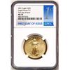 Image 6 : (1) 2021 $25 Gold Eagle Type 2 First Day NGC MS70