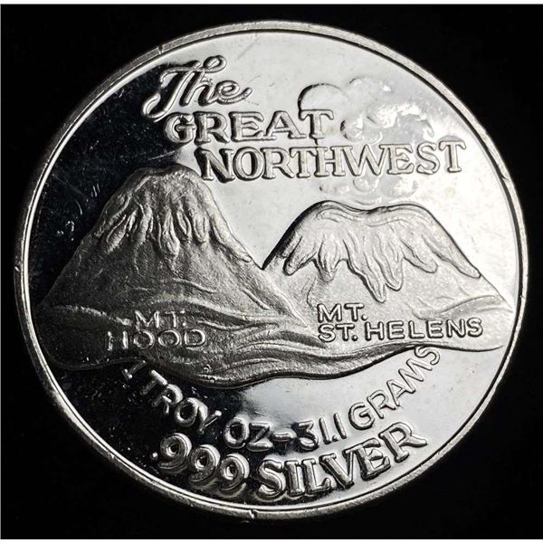 The Great Northwest 1 ozt Proof .999 Silver Trade Unit
