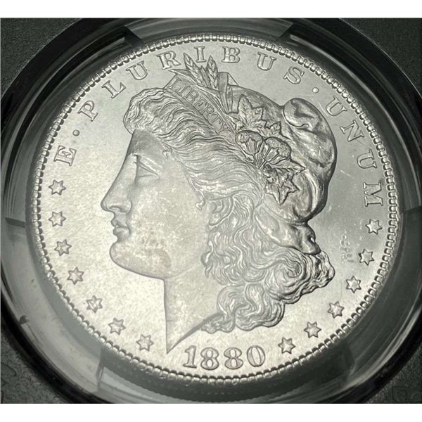 1880-S Morgan Silver Dollar PCGS MS65