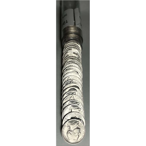 Roll (40-coins) World War II Silver Nickles