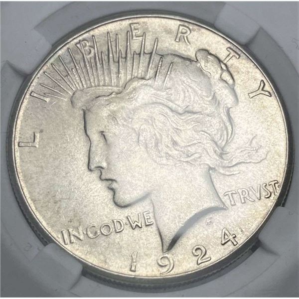 1924-S Peace Silver Dollar MS64