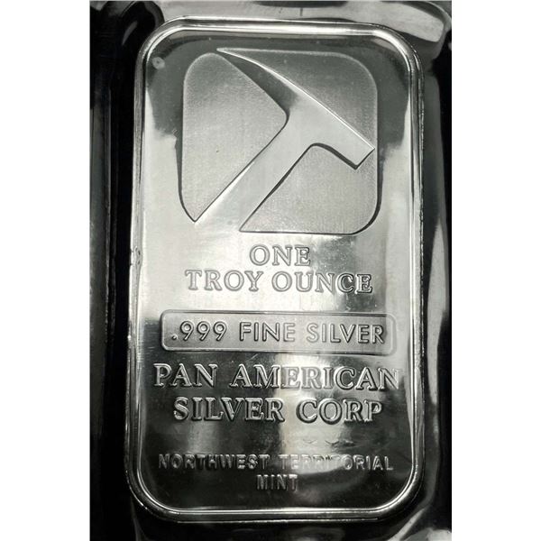 Pan American Silver Corp. 1 ozt .999 Silver Bar