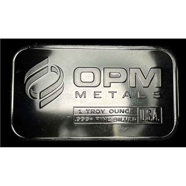 OPM Metals 1 ozt .999 Silver Bar