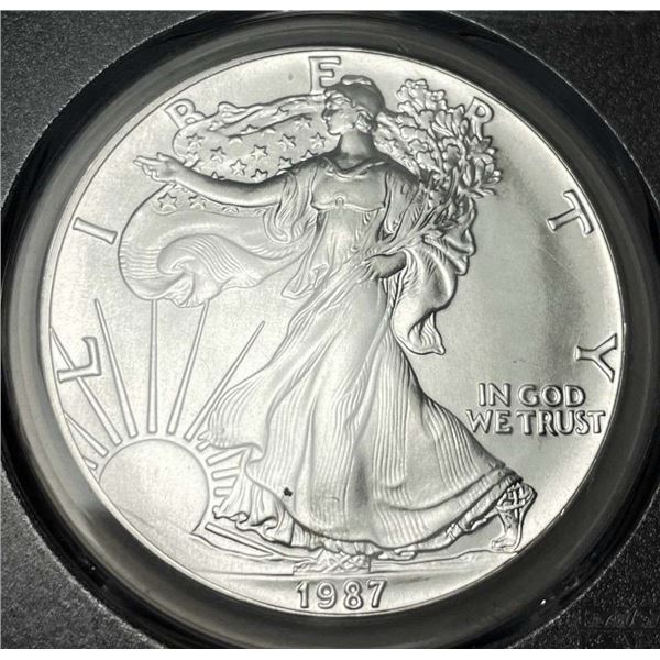 1987 American Silver Eagle PCGS MS69