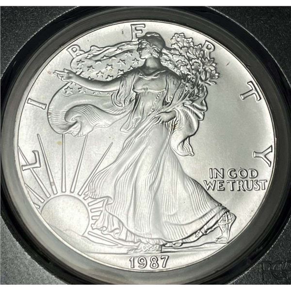 1987 American Silver Eagle PCGS MS69