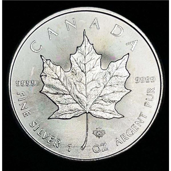 2014 $5 Canada Maple Leaf 1 ozt .9999 Silver