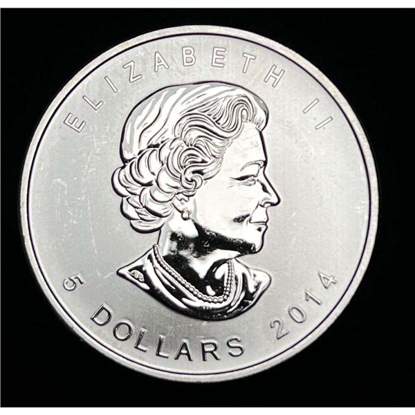 2014 $5 Canada Peregrine Falcon 1 oz .9999 Silver