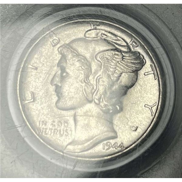 1944-S Mercury Silver Dime PCGS MS65