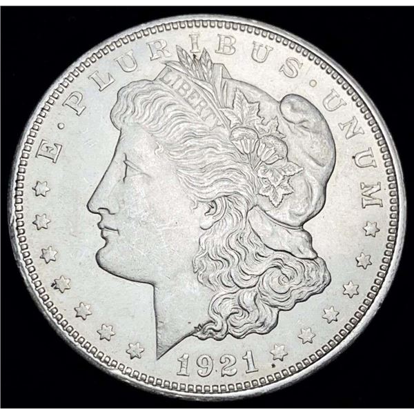 1921-D Morgan Silver Dollar MS62