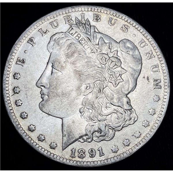 1891-O Morgan Silver Dollar AU