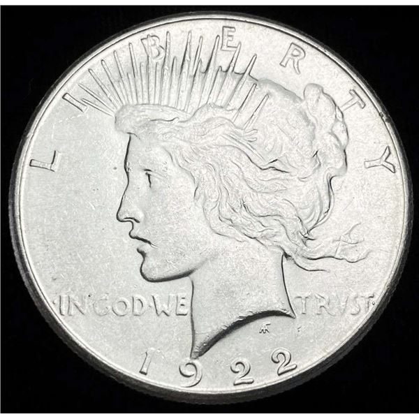 1922-S Peace Silver Dollar MS62