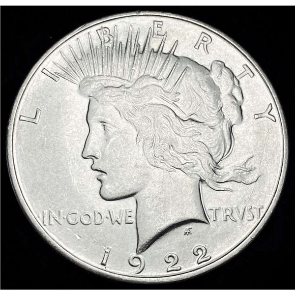 1922-D Peace Silver Dollar MS60