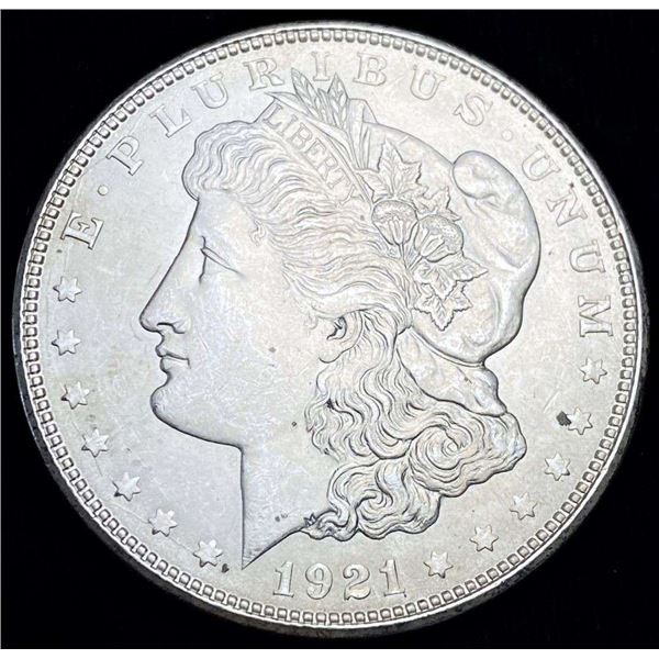 1921-D Morgan Silver Dollar MS62