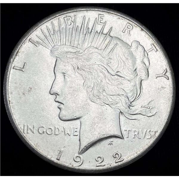 1922-S Peace Silver Dollar MS62