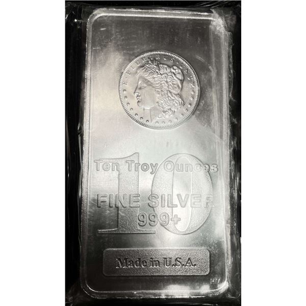 Morgan Design 10 ozt .999 Silver Bar