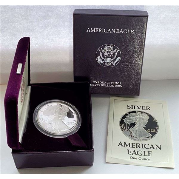1989-S PF69 American Silver Eagle OGP
