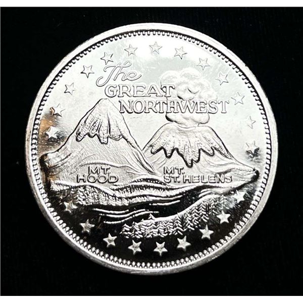 The Great Northwest Proof 1 ozt .999 Silver