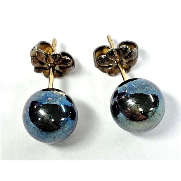 Tiffany & Co. "Pearl" Earrings .925 Sterling Silver