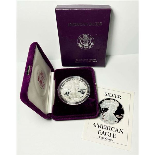 1989-S PF69 American Silver Eagle OGP