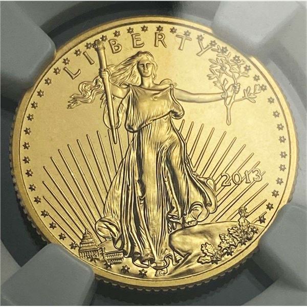 2013 American Gold Eagle $10 NGC MS70 Early Releases