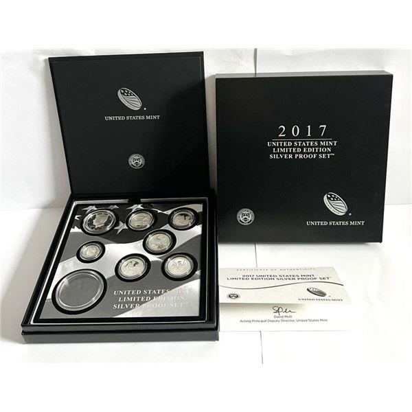 2017 United States Mint Limited Edition Silver Proof Set  (7-Coins)
