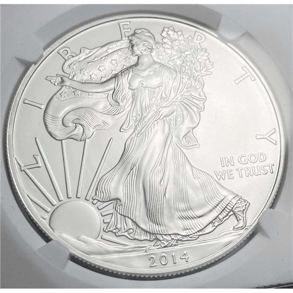 2014(S) American Silver Eagle NGC MS69