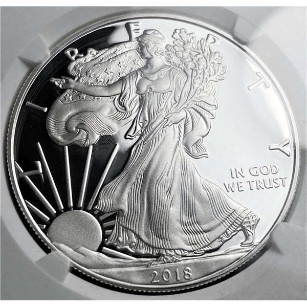 2018-S American Silver Eagle NGC PF70 Ultra Cameo FUN Show Releases