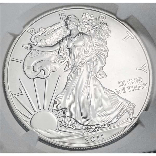 2011(S) American Silver Eagle NGC MS69