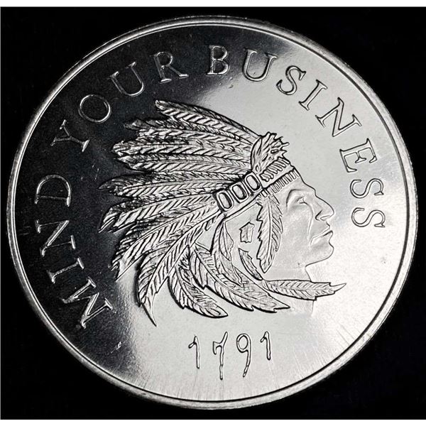 1791 Mind Your Business Constitution Freedom Of Conscience Medallion