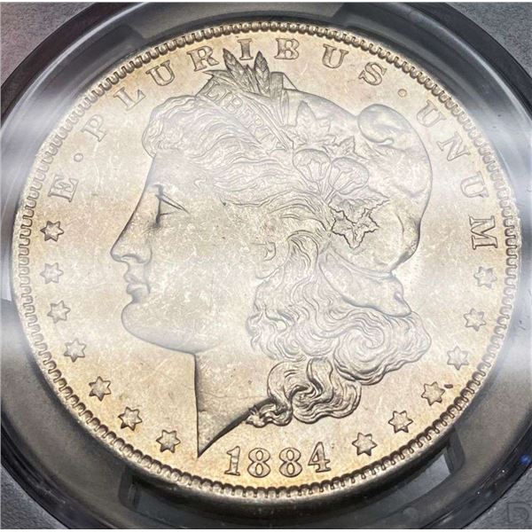 1884-O Morgan Silver Dollar PCGS MS64