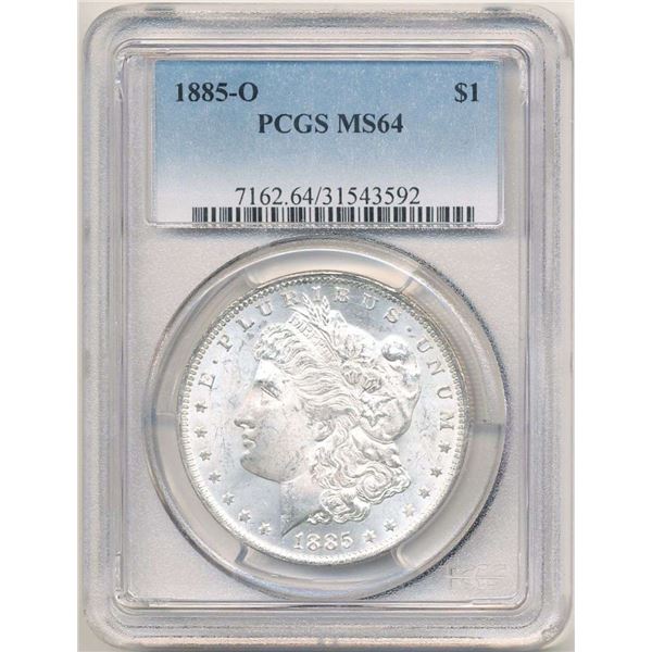 1885-O Morgan Silver Dollar PCGS MS64