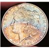 Image 3 : Exquisite Colorful Toning 1887 Morgan Silver Dollar MS64