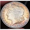 Image 1 : Exquisite Colorful Toning 1897 Morgan Silver Dollar MS65