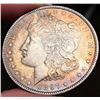 Image 5 : Exquisite Colorful Toning 1897 Morgan Silver Dollar MS65