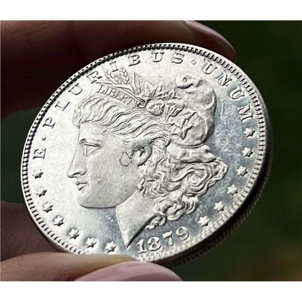 1879 Morgan Silver Dollar MS64 PL Obv.