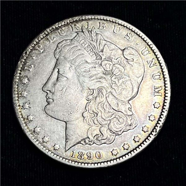1890-CC Morgan Silver Dollar XF Details