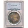 Image 6 : Exquisite Color 1880-S Morgan Silver Dollar PCGS MS63