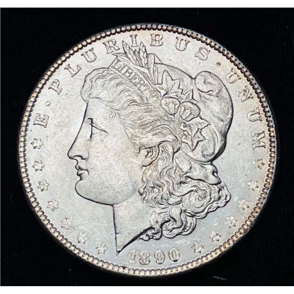 Last Minute! 1890 Morgan Silver Dollar MS64
