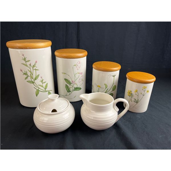 Floral Storage Canisters