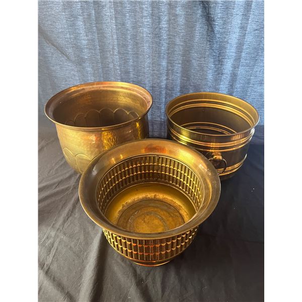 Brass Style Planters