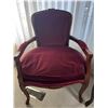 Image 2 : Vintage Red Velvet Armchairs