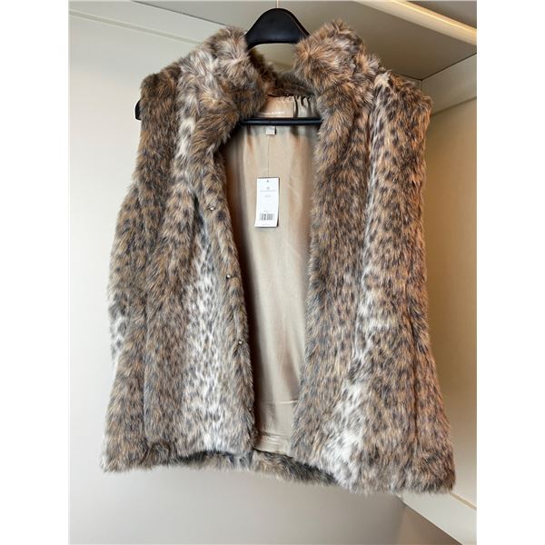 Banana Republic Faux Fur Vest